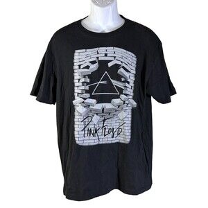 PINK FLOYD Men's‎ Short Sleeve Pull-Over T-Shirt Black Large